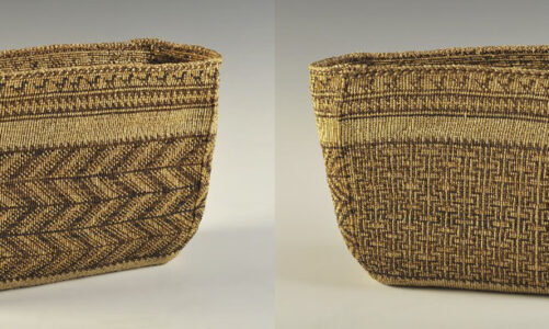 Oblong Twined Basket • Hallie Ford Museum
