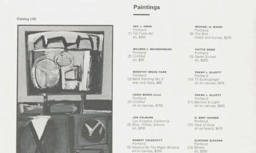 “Artists of Oregon 1965: Paintings and Sculpture” • Portland Art Museum (2)