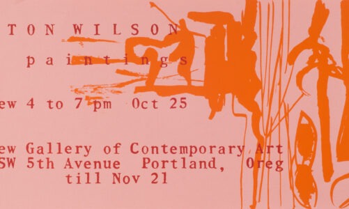 Milton Wilson • The New Gallery of Contemporary Art
