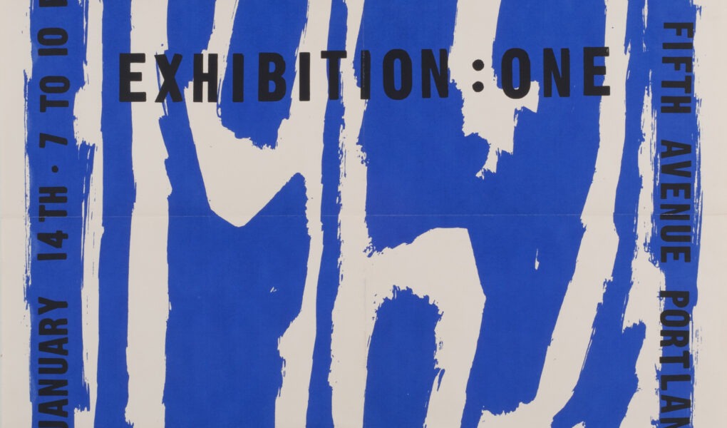 Flyer for the first exhibition in 1962 at the New Gallery of Contemporary Art