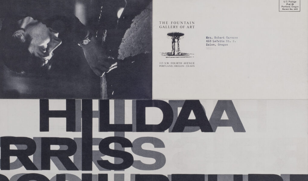 Hilda Morris exhibition flyer exterior