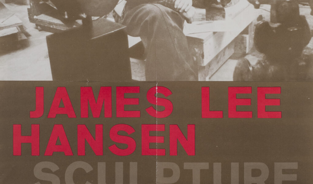James Lee Hansen exhibition poster 1969