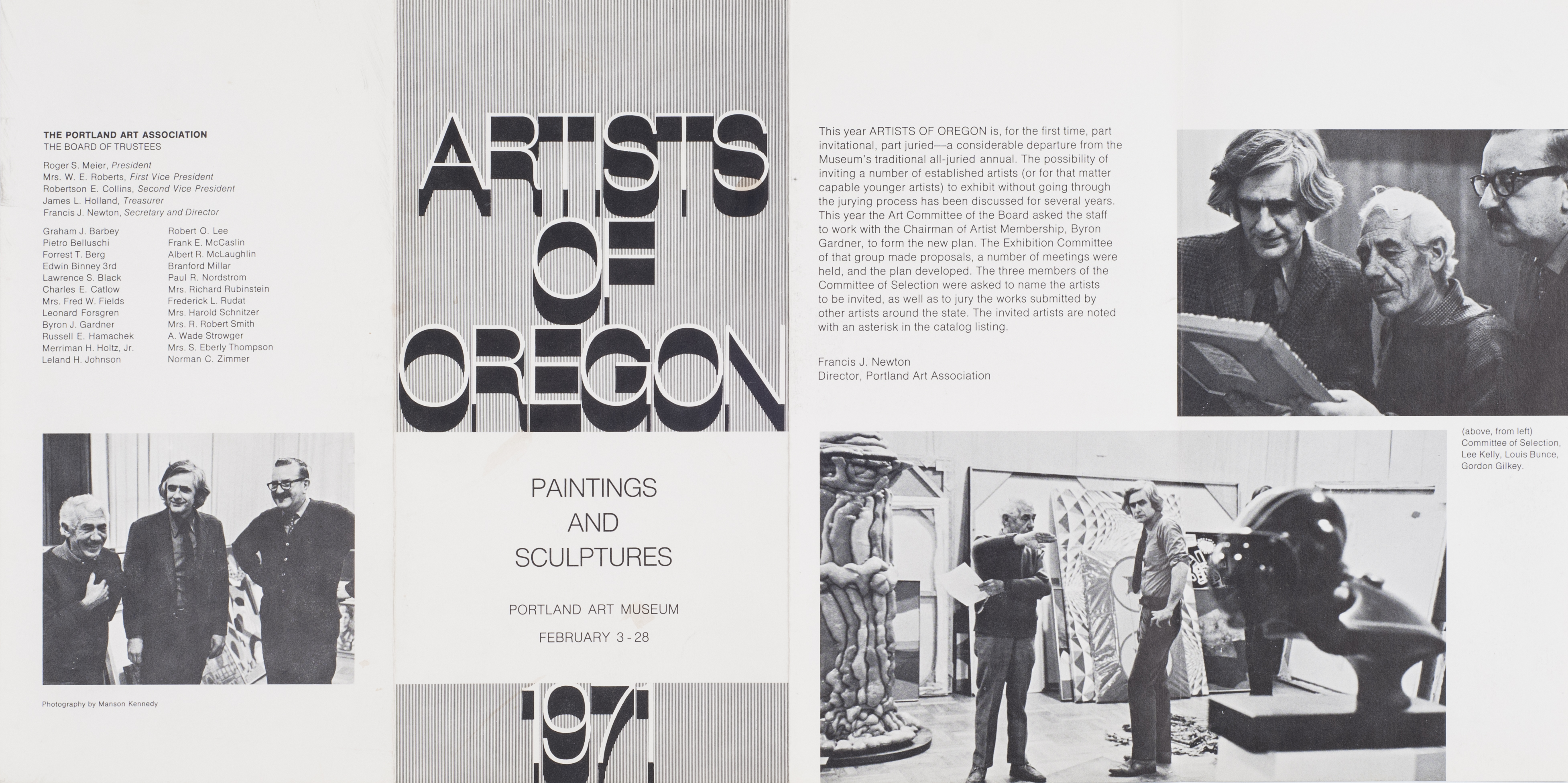 Artists of Oregon catalog cover