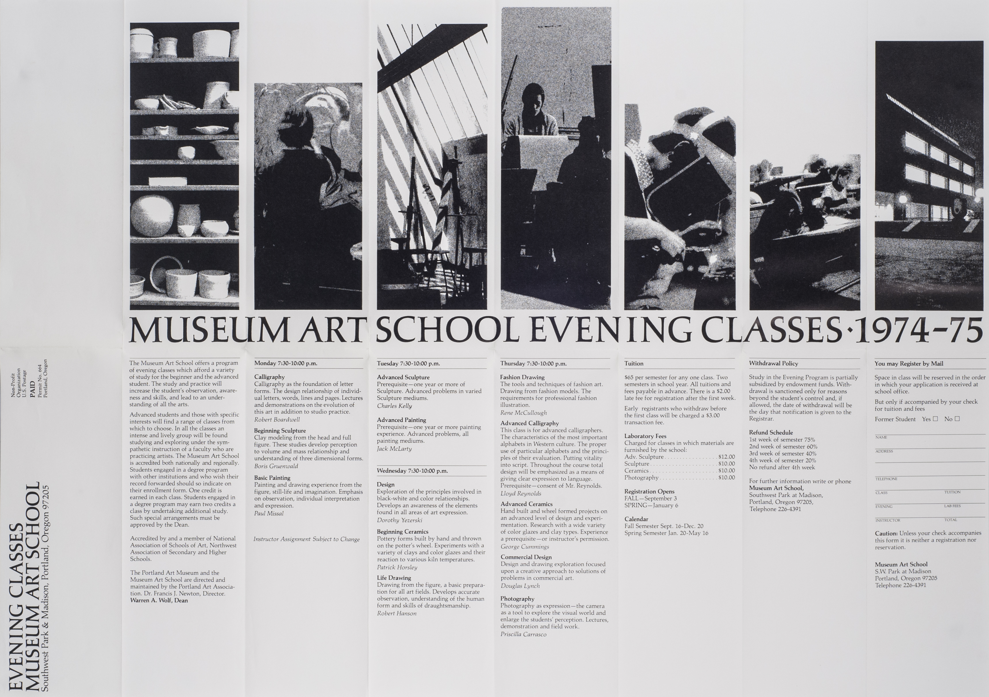 Museum Art School catalog